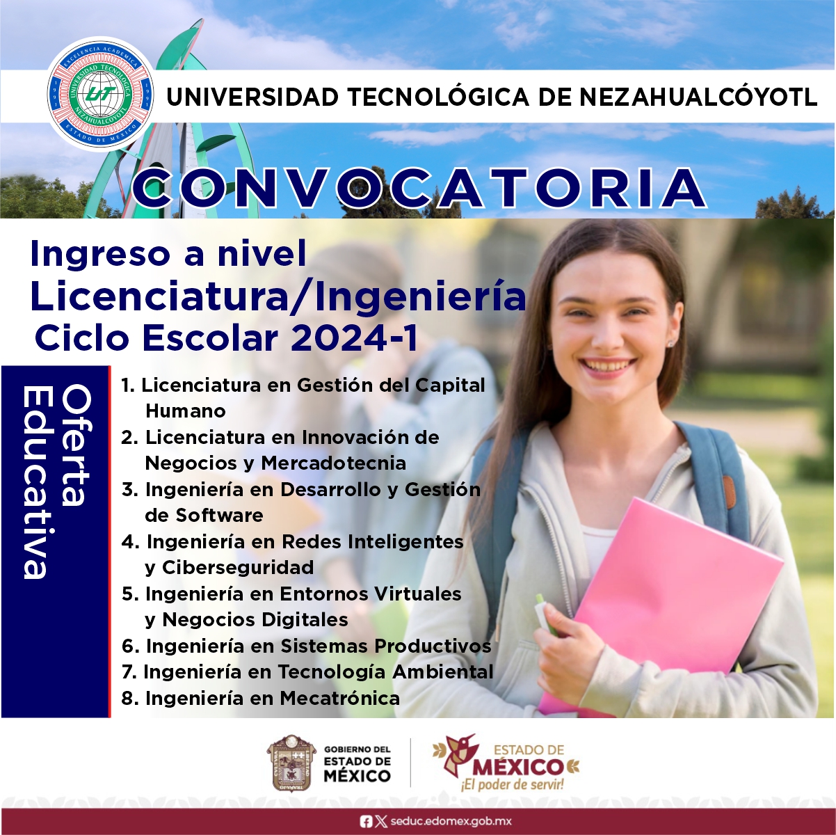 Convocatorias Universidad Tecnol Gica De Nezahualc Yotl